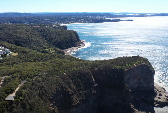 Aerial image of Winney Bay Headland