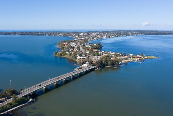 Aerial image of approach to Toukley