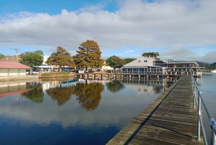 Image of woy woy wharf area